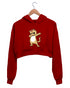 Quirkipedia CAT DAB Cats The classics, Womens Crop Hoodies